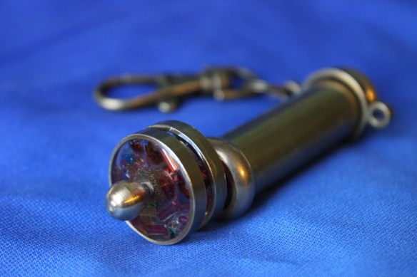Steampunk kaleidoscopes keyring
