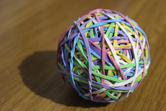Rubber band ball