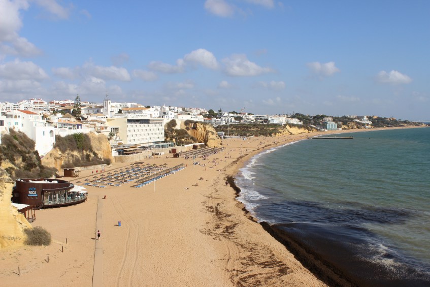 Seafront, beach and sea