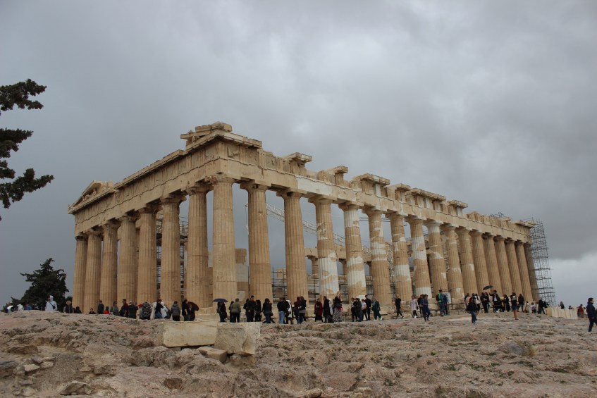 The ruins of the Parthenon